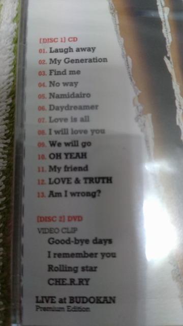 񐶎Y YUIuI LOVED YESTERDAYv  CD/DVD/rfI 