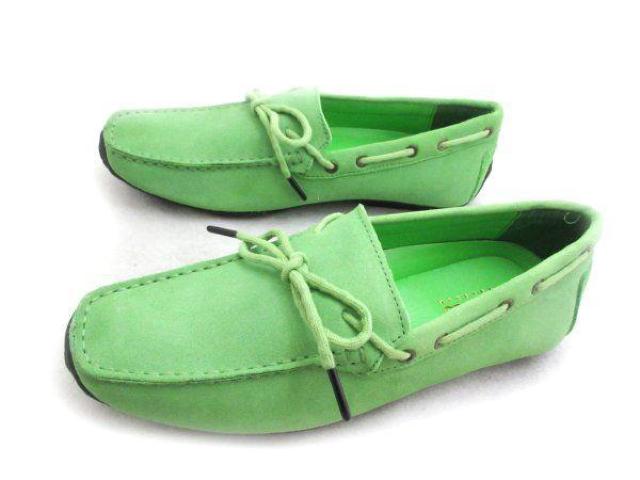 1円~C402新品Dedes本革スウェード/デッキシューズ27aGREEN♂ < 男性ファッション  1円~C402新品Dedes本革スウェード/デッキシューズ27aGREEN♂  < 男性ファッションの