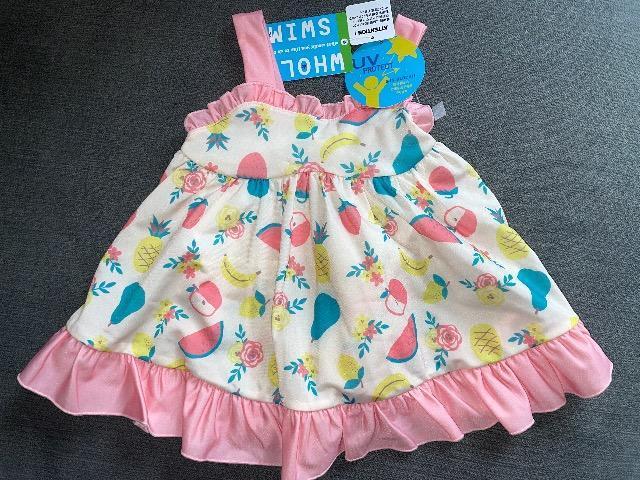 ♯新品♯UVプロテクト SUNblock ワンピース 水着 80   フルーツ柄 @ P < キッズ/ベビー  ♯新品♯UVプロテクト SUNblock ワンピース 水着 80   フルーツ柄 @ P  < キッズ/ベビーの