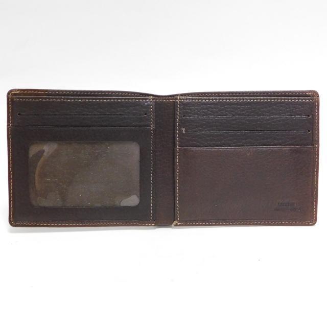 1000円 LACOSTE ラコステ 二つ折り財布 札入れ レザー 茶 フランス製 メンズ < ブランド 1000円 LACOSTE ラコステ 二つ折り財布 札入れ レザー 茶 フランス製 メンズ < ブランドの