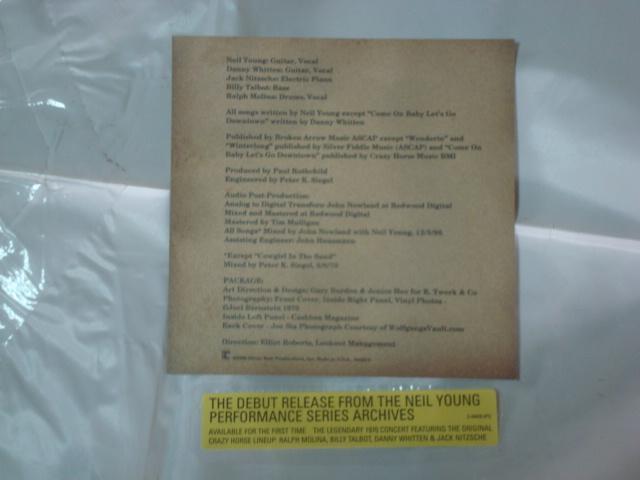 LIVE AT THE FILLMORE EAST MARCH 6 & 7, 1970 / NEIL YOUNG  CD/DVD/rfI 