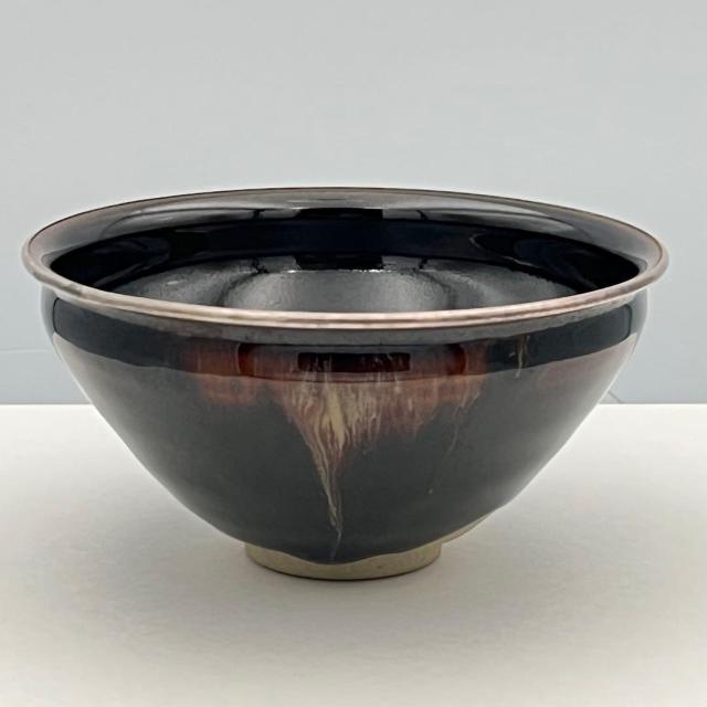 桶谷定一 天目茶碗 茶道具 共箱有 約 口径12×高6cm 陶印有 作家物 京焼 清水焼 < インテリア/ライフ 桶谷定一 天目茶碗 茶道具 共箱有 約 口径12×高6cm 陶印有 作家物 京焼 清水焼 < インテリア/ライフの