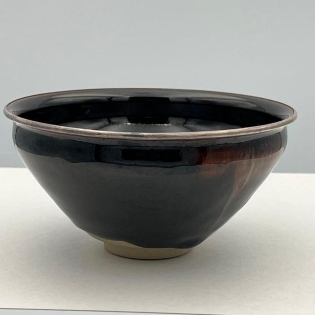 桶谷定一 天目茶碗 茶道具 共箱有 約 口径12×高6cm 陶印有 作家物 京焼 清水焼 < インテリア/ライフ 桶谷定一 天目茶碗 茶道具 共箱有 約 口径12×高6cm 陶印有 作家物 京焼 清水焼 < インテリア/ライフの