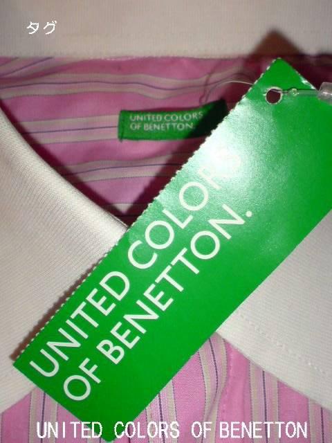 □BENETTON/ベネトン ピンクストライプ  ビジネス ドレスシャツ/メンズ☆新品 < ブランド  □BENETTON/ベネトン ピンクストライプ  ビジネス ドレスシャツ/メンズ☆新品 < ブランドの