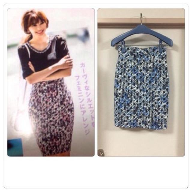 新品同様アプワイザー ランダム千鳥×フラワープリントスカート < ブランド 新品同様アプワイザー ランダム千鳥×フラワープリントスカート < ブランドの