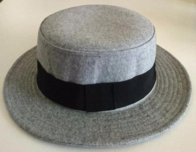 アクシーズファム★コサージュ付き カンカン帽 < ブランド  アクシーズファム★コサージュ付き カンカン帽 < ブランドの