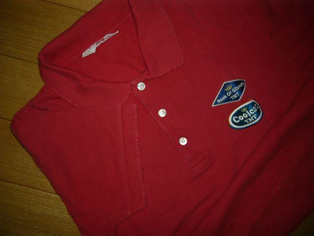 TMTダメージ加工ポロシャツM鹿の子ワッペン < ブランド TMTダメージ加工ポロシャツM鹿の子ワッペン < ブランドの