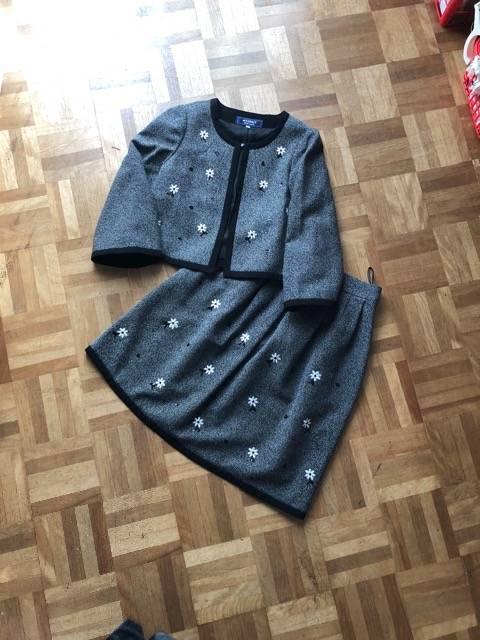 新品タグ付きエムズグレイシー ツイード素材 セット < ブランド  新品タグ付きエムズグレイシー ツイード素材 セット < ブランドの