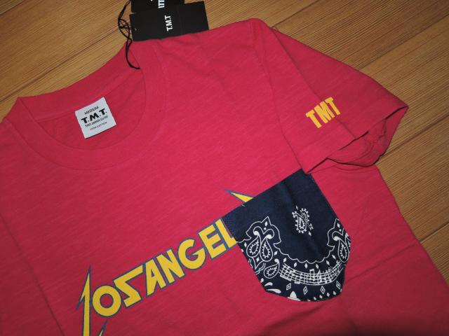 新品TMT カットソーMピ バンダナ柄ポケTシャツ ティーエムティー < ブランド 新品TMT カットソーMピ バンダナ柄ポケTシャツ ティーエムティー < ブランドの