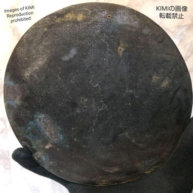 銅鏡 直径18cm 厚さ古4.7mm 古銅 銘文鏡 中国 唐時代 古代鏡 < インテリア/ライフ  銅鏡 直径18cm 厚さ古4.7mm 古銅 銘文鏡 中国 唐時代 古代鏡 < インテリア/ライフの