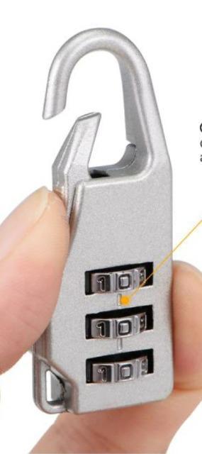 未使用品 3桁コンビネーションロック < インテリア/ライフ  未使用品 3桁コンビネーションロック < インテリア/ライフの