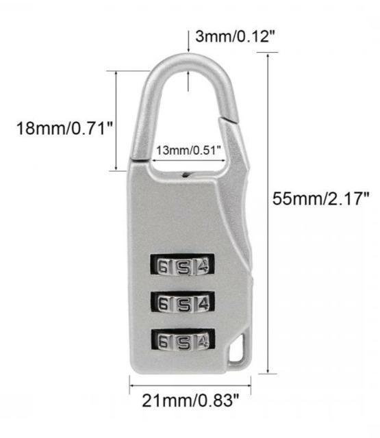 未使用品 3桁コンビネーションロック < インテリア/ライフ  未使用品 3桁コンビネーションロック < インテリア/ライフの