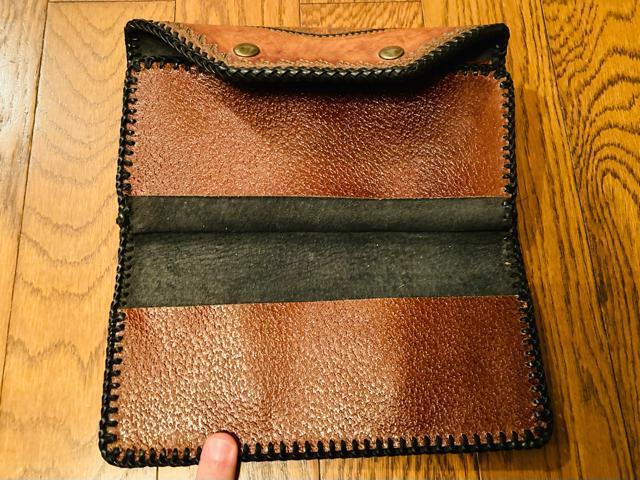 ビンテージ カービング 財布 長財布 ウォレット レザー 本革 ハワイアン < 男性ファッション  ビンテージ カービング 財布 長財布 ウォレット レザー 本革 ハワイアン < 男性ファッションの