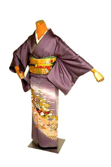 【最高級】新品同様 暈し染め 本金箔 金駒シシュウ 御所車吉祥花文 1つ紋 色留袖 身丈154.5cm 裄63.5cm T3460 < 女性ファッション  【最高級】新品同様 暈し染め 本金箔 金駒シシュウ 御所車吉祥花文 1つ紋 色留袖 身丈154.5cm 裄63.5cm T3460  < 女性ファッションの