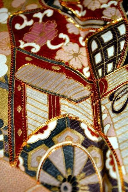 【最高級】新品同様 暈し染め 本金箔 金駒シシュウ 御所車吉祥花文 1つ紋 色留袖 身丈154.5cm 裄63.5cm T3460 < 女性ファッション  【最高級】新品同様 暈し染め 本金箔 金駒シシュウ 御所車吉祥花文 1つ紋 色留袖 身丈154.5cm 裄63.5cm T3460 < 女性ファッションの