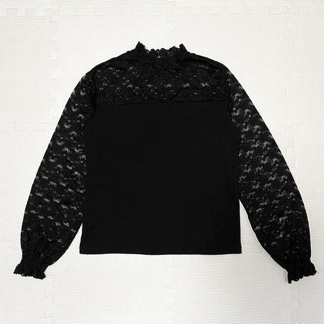 フェアリーグランジ 森ガール レース切り替えカットソー < 女性ファッション  フェアリーグランジ 森ガール レース切り替えカットソー < 女性ファッションの