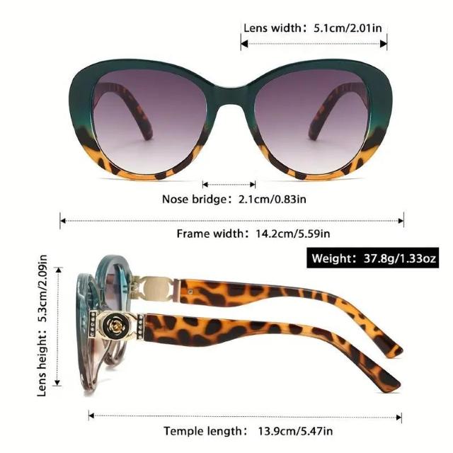 超お買い得1290円★人気商品 女性用猫の目グラデーションファッション眼鏡、金属ハンドル付き - 耐久性のあるPCフレーム 花柄 < 女性ファッション  超お買い得1290円★人気商品 女性用猫の目グラデーションファッション眼鏡、金属ハンドル付き - 耐久性のあるPCフレーム 花柄 < 女性ファッションの