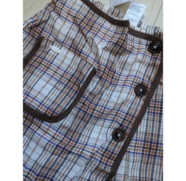 160★ANGEL LOVE★チェック柄スカート見えパンツ★ショートパンツ★新品★送料無料 < キッズ/ベビー  160★ANGEL LOVE★チェック柄スカート見えパンツ★ショートパンツ★新品★送料無料 < キッズ/ベビーの