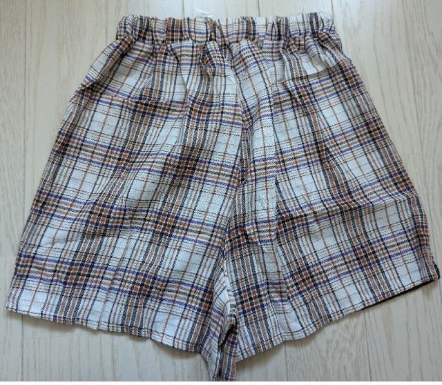 160★ANGEL LOVE★チェック柄スカート見えパンツ★ショートパンツ★新品★送料無料 < キッズ/ベビー  160★ANGEL LOVE★チェック柄スカート見えパンツ★ショートパンツ★新品★送料無料 < キッズ/ベビーの