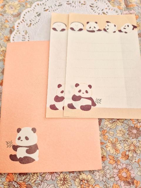 お裾分け☆パンダのミニレターセット☆ < インテリア/ライフ お裾分け☆パンダのミニレターセット☆ < インテリア/ライフの