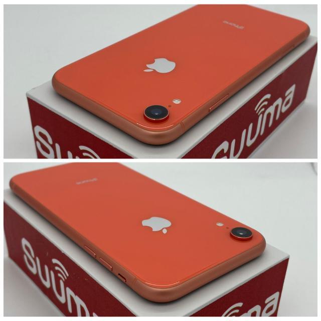 B 100% iPhone XR 64 GB SIM�t���[ �R�[���� �{�� �� �Ɠd/AV�� 