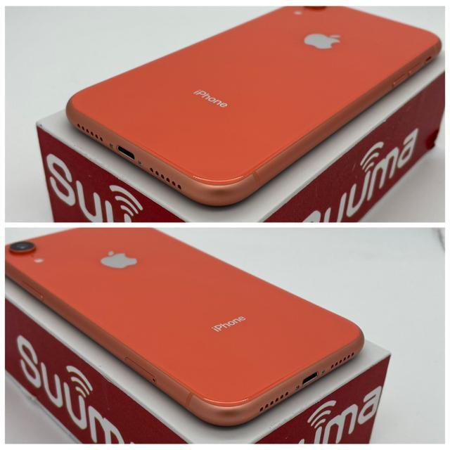 B 100% iPhone XR 64 GB SIM�t���[ �R�[���� �{�� �� �Ɠd/AV�� 