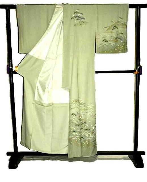 訪問着 送料無料 最高級 美品 作家物 暈染め 金彩 たたき染め 庭園模様 花柄 身丈155.5cm 裄丈62.5cm T3677 < 女性ファッション 訪問着 送料無料 最高級 美品 作家物 暈染め 金彩 たたき染め 庭園模様 花柄 身丈155.5cm 裄丈62.5cm T3677 < 女性ファッションの