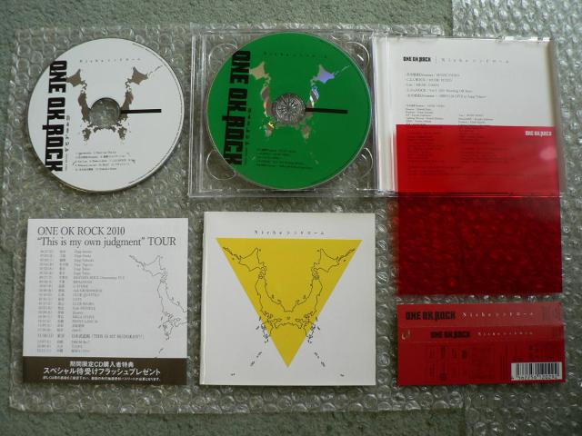ONE OK ROCKwNicheVh[xՁyCD+DVDzɏoi  ^gObY 