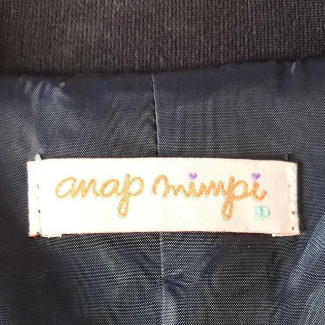 プレッピー テーラードジャケット 紺 ネイビー ANAP minpi < ブランド  プレッピー テーラードジャケット 紺 ネイビー ANAP minpi < ブランドの