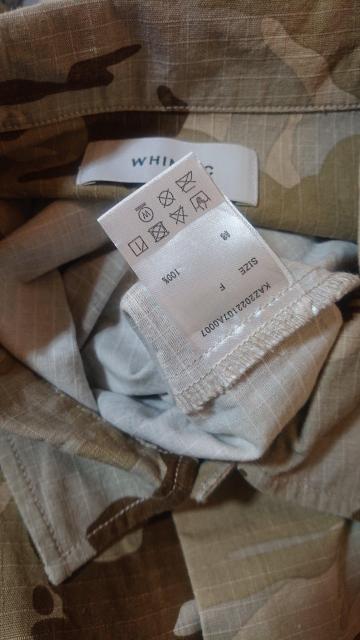 WHIMSIC 迷彩シャツジレ ノースリーブ 未使用タグなし < 女性ファッション  WHIMSIC 迷彩シャツジレ ノースリーブ 未使用タグなし < 女性ファッションの