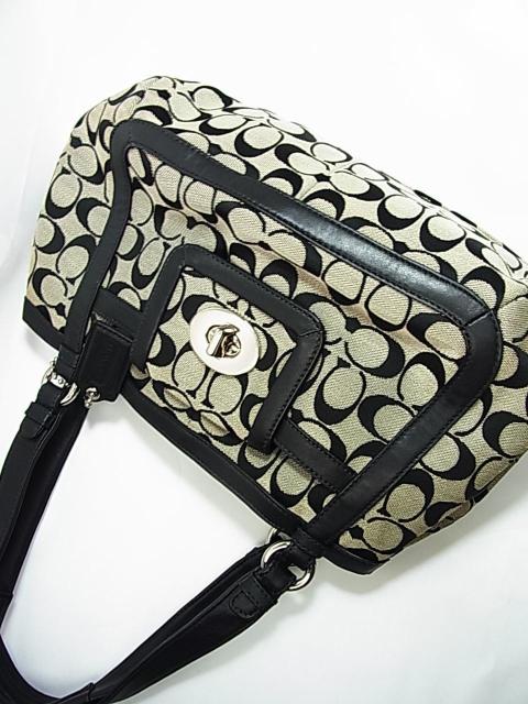 �����K�i���i�R�[�`�@COACH�@�V�O�l�`���[�o�b�N F14934�@�O���[���u���b�N