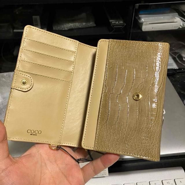 【保管未使用品】【COCO MILANO / ココミラノ】 クロコ / 折り財布 < 女性ファッション  【保管未使用品】【COCO MILANO / ココミラノ】 クロコ / 折り財布 < 女性ファッションの