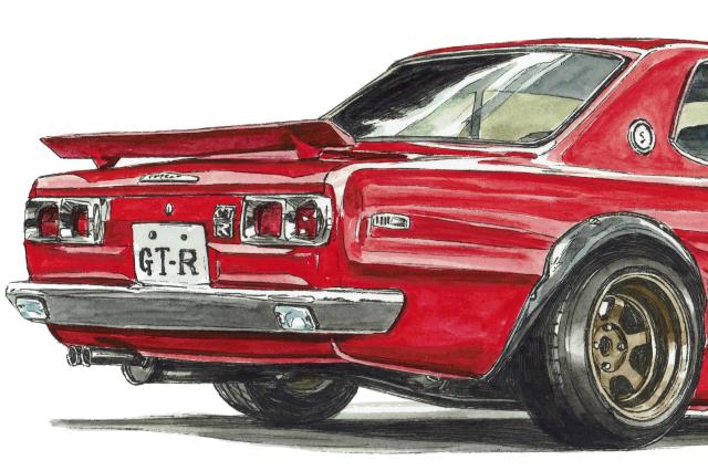 NC-717 IMPUL GTR/GTR限定版画サイン額装作家平右ヱ門 < 自動車/バイク NC-717 IMPUL GTR/GTR限定版画サイン額装作家平右ヱ門 < 自動車/バイク
