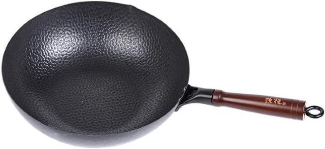 鉄鍋 炒め鍋/中華鍋 深型フライパン 木製蓋付 30cm IH/ガス火対応 < インテリア/ライフ 鉄鍋 炒め鍋/中華鍋 深型フライパン 木製蓋付 30cm IH/ガス火対応 < インテリア/ライフの