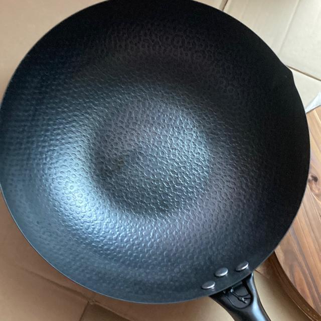 鉄鍋 炒め鍋/中華鍋 深型フライパン 木製蓋付 30cm IH/ガス火対応 < インテリア/ライフ 鉄鍋 炒め鍋/中華鍋 深型フライパン 木製蓋付 30cm IH/ガス火対応 < インテリア/ライフの