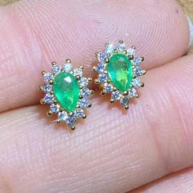 ナチュラルエメラルドスタッドピアス 高級ピアス 100%天然 ナチュラル 宝石 アクセサリー Yu_4845 < 女性アクセサリー/時計 ナチュラルエメラルドスタッドピアス 高級ピアス 100%天然 ナチュラル 宝石 アクセサリー Yu_4845 < 女性アクセサリー/時計の