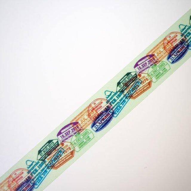 CAFE BON VOYAGEオリジナルマスキングテープ HAL イミグレーション・スタンプIMMIGRATION STAMP < インテリア/ライフ CAFE BON VOYAGEオリジナルマスキングテープ HAL イミグレーション・スタンプIMMIGRATION STAMP < インテリア/ライフの