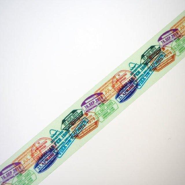 CAFE BON VOYAGEオリジナルマスキングテープ HAL イミグレーション・スタンプIMMIGRATION STAMP < インテリア/ライフ CAFE BON VOYAGEオリジナルマスキングテープ HAL イミグレーション・スタンプIMMIGRATION STAMP < インテリア/ライフの