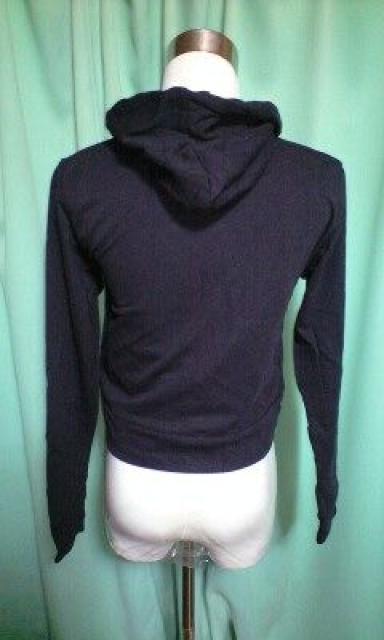Wジップボレロ風パーカーブラック < 女性ファッション  Wジップボレロ風パーカーブラック < 女性ファッションの