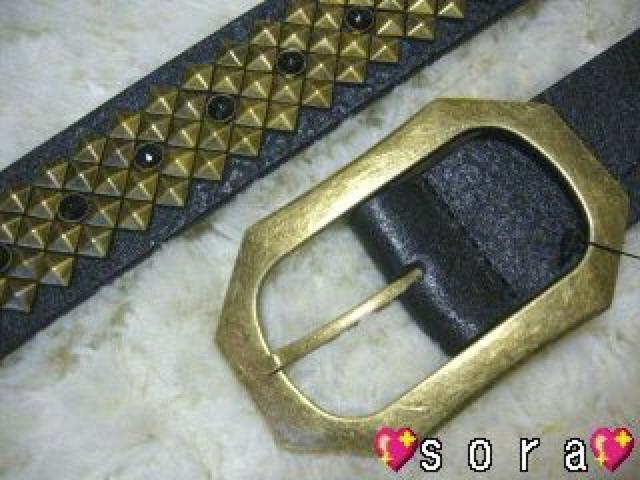 【Diavlo/ディアブロ】お兄系.渋谷109♪重量感 帯の厚み ブラックストーンピラミッドスタッズベルト < ブランド  【Diavlo/ディアブロ】お兄系.渋谷109♪重量感 帯の厚み ブラックストーンピラミッドスタッズベルト < ブランドの