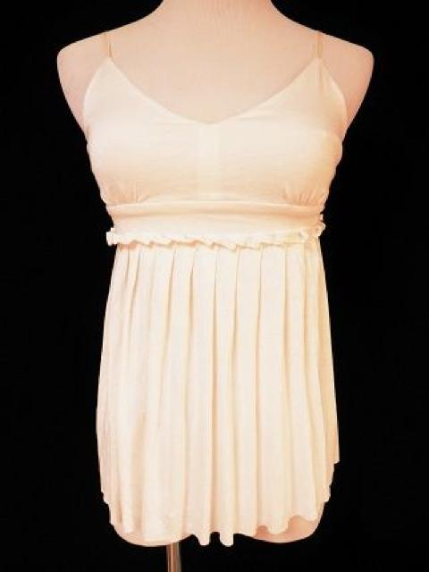 白ホワイトプリーツキャミソールVカットセクシーリゾート < ブランド 白ホワイトプリーツキャミソールVカットセクシーリゾート < ブランドの