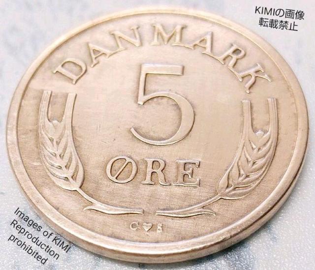 デンマーク 5オーレ 硬貨コイン 1966年 DANMARK 5ORE R IX < ホビー  デンマーク 5オーレ 硬貨コイン 1966年 DANMARK 5ORE R IX < ホビーの