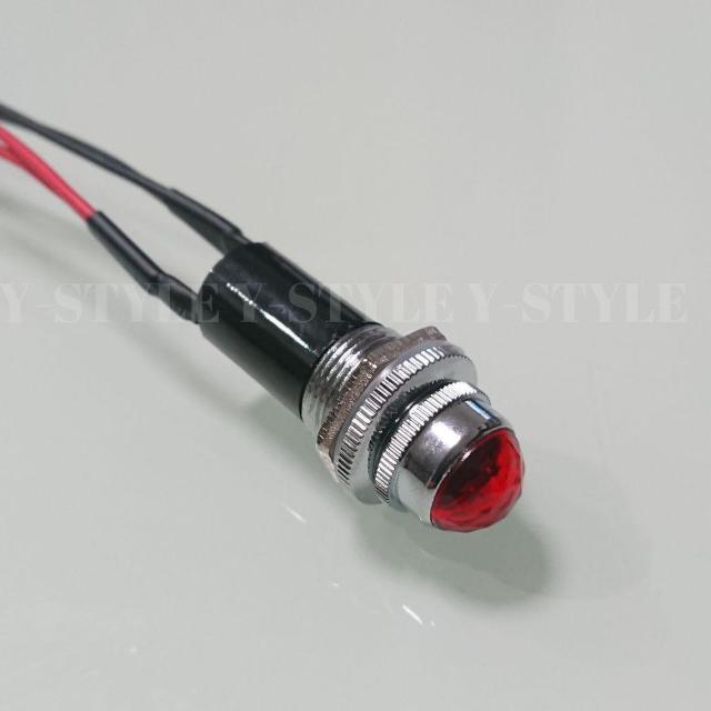 LEDパイロットランプ ダイヤカット 24V 10個セット(レッド) < 自動車/バイク LEDパイロットランプ ダイヤカット 24V 10個セット(レッド) < 自動車/バイク