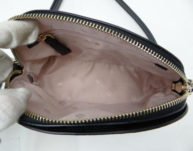 KATE SPADE �P�C�g�X�y�[�h PWRU7251 ���U�[ �`�F�[�� �V�����_�[�o�b�O �u���b�N��USED�� �� �u�����h�� 