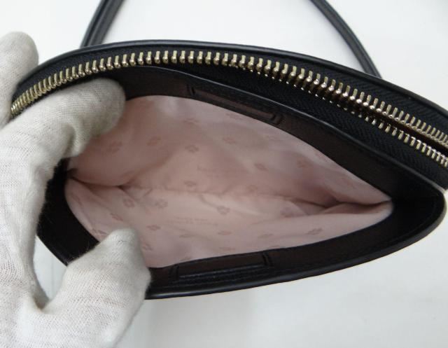 KATE SPADE �P�C�g�X�y�[�h PWRU7251 ���U�[ �`�F�[�� �V�����_�[�o�b�O �u���b�N��USED�� �� �u�����h�� 