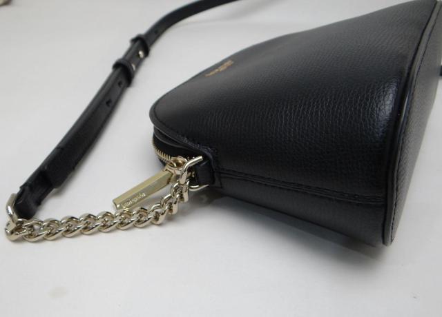 KATE SPADE �P�C�g�X�y�[�h PWRU7251 ���U�[ �`�F�[�� �V�����_�[�o�b�O �u���b�N��USED�� �� �u�����h�� 