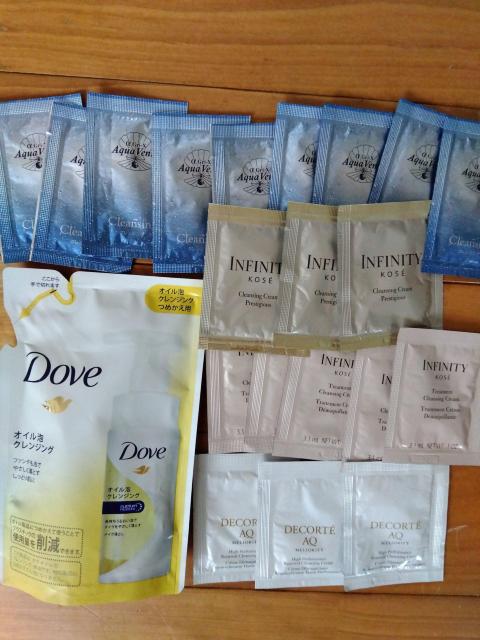 Dove オイル泡クレンジング詰替え用+コーセーなどのクレンジング試供品20個 < 香水/コスメ/ネイル Dove オイル泡クレンジング詰替え用+コーセーなどのクレンジング試供品20個 < 香水/コスメ/ネイルの