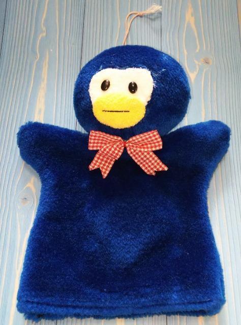 昭和レトロパピプペンギンズ風ぬいぐるみハンドパペットお腹を押すと鳴る難有りビンテージ < おもちゃ 昭和レトロパピプペンギンズ風ぬいぐるみハンドパペットお腹を押すと鳴る難有りビンテージ < おもちゃの