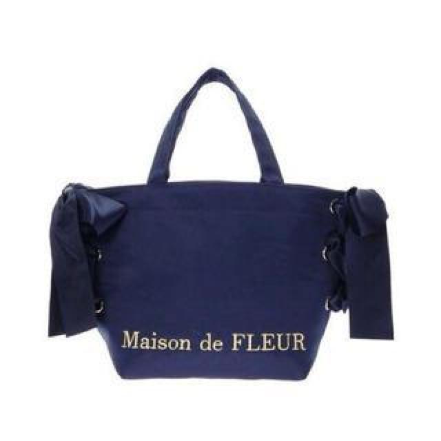 Maison de FLEUR★サイドリボントートバッグ < 女性ファッション  Maison de FLEUR★サイドリボントートバッグ  < 女性ファッションの