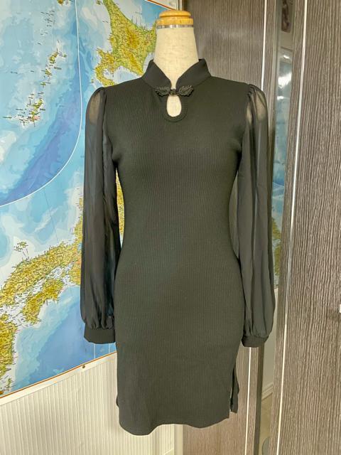 黒長袖ワンピース セクシー 美品 < 女性ファッション  黒長袖ワンピース セクシー 美品  < 女性ファッションの